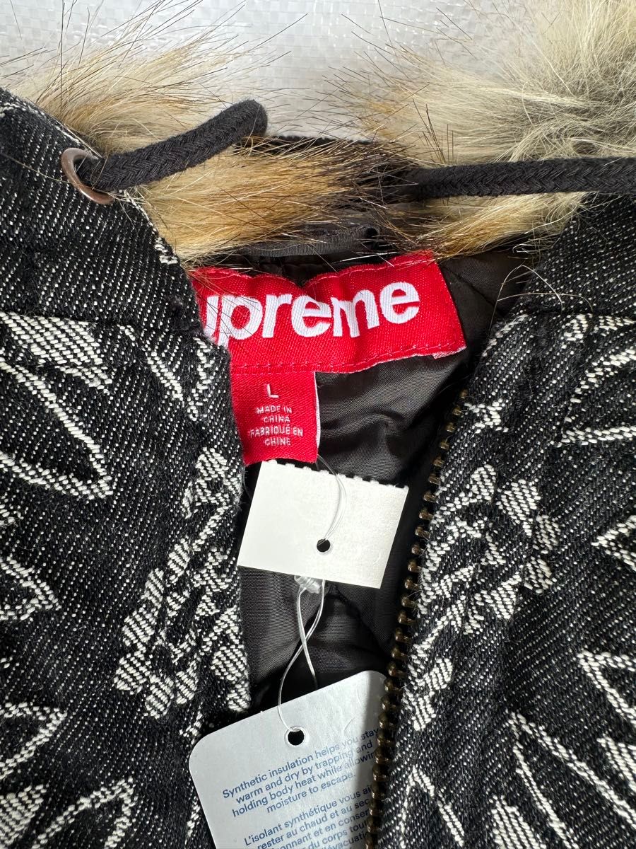 Supreme Bandana Jacquard Denim Hooded Work Jacket Supreme Bandana Jacquard Denim Hooded Work Jacket