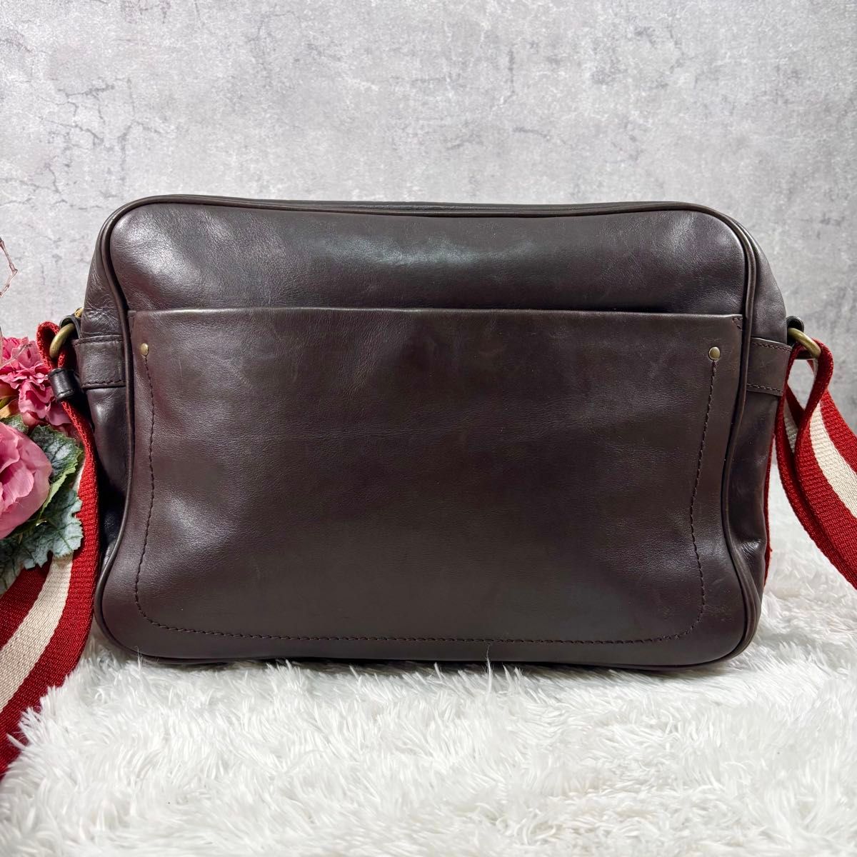 美品】 BALLY ショルダーバッグ トレインスポッティング メンズ 美品】 BALLY ショルダーバッグ トレインスポッティング メンズ
