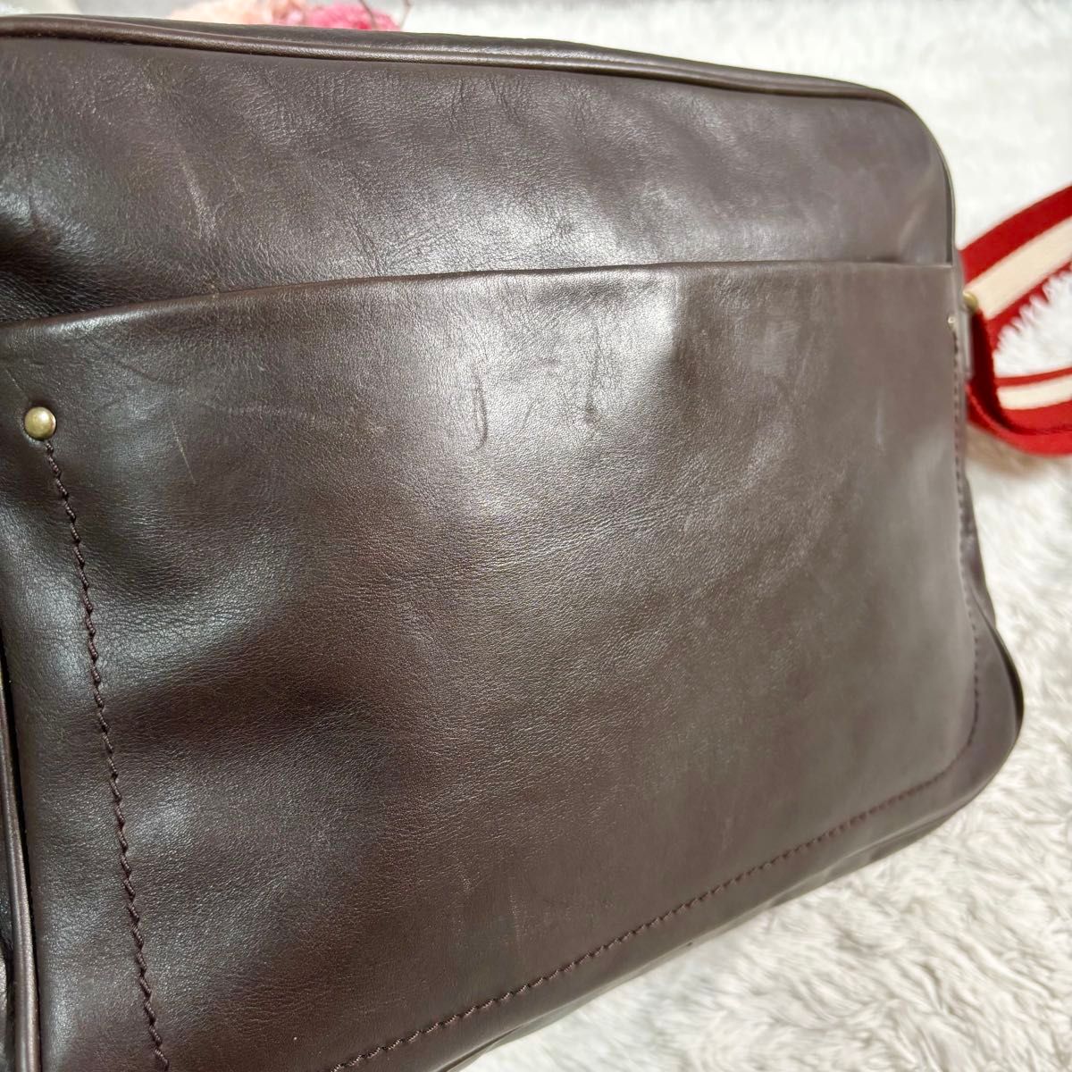 美品】 BALLY ショルダーバッグ トレインスポッティング メンズ 美品】 BALLY ショルダーバッグ トレインスポッティング メンズ