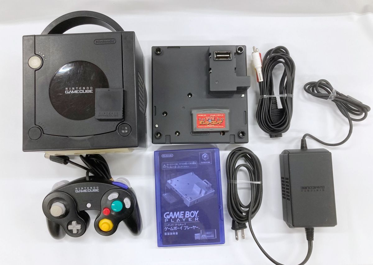 X1653 中古 NINTENDO GAMECUBE ゲームキューブ 本体 + X1653 中古 NINTENDO GAMECUBE ゲームキューブ 本体 +