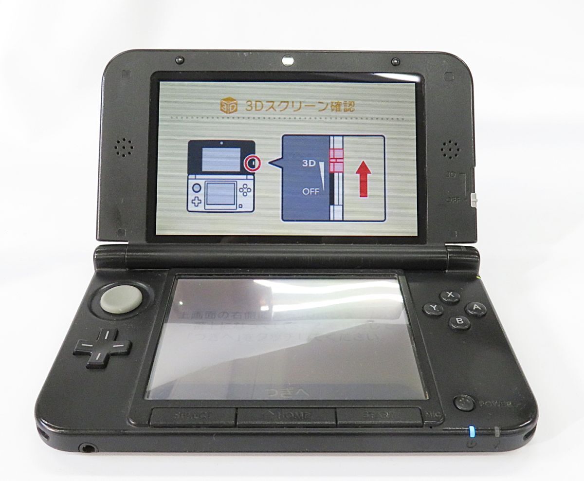 8510 ジャンク□ニンテンドー3DS LL 黒 ブラック ソフト読み込み 8510 ジャンク□ニンテンドー3DS LL 黒 ブラック ソフト読み込み