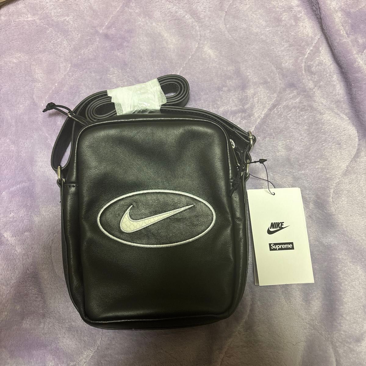 supreme nike leather shoulder bag Black ショルダーバッグ supreme nike leather shoulder bag Black ショルダーバッグ