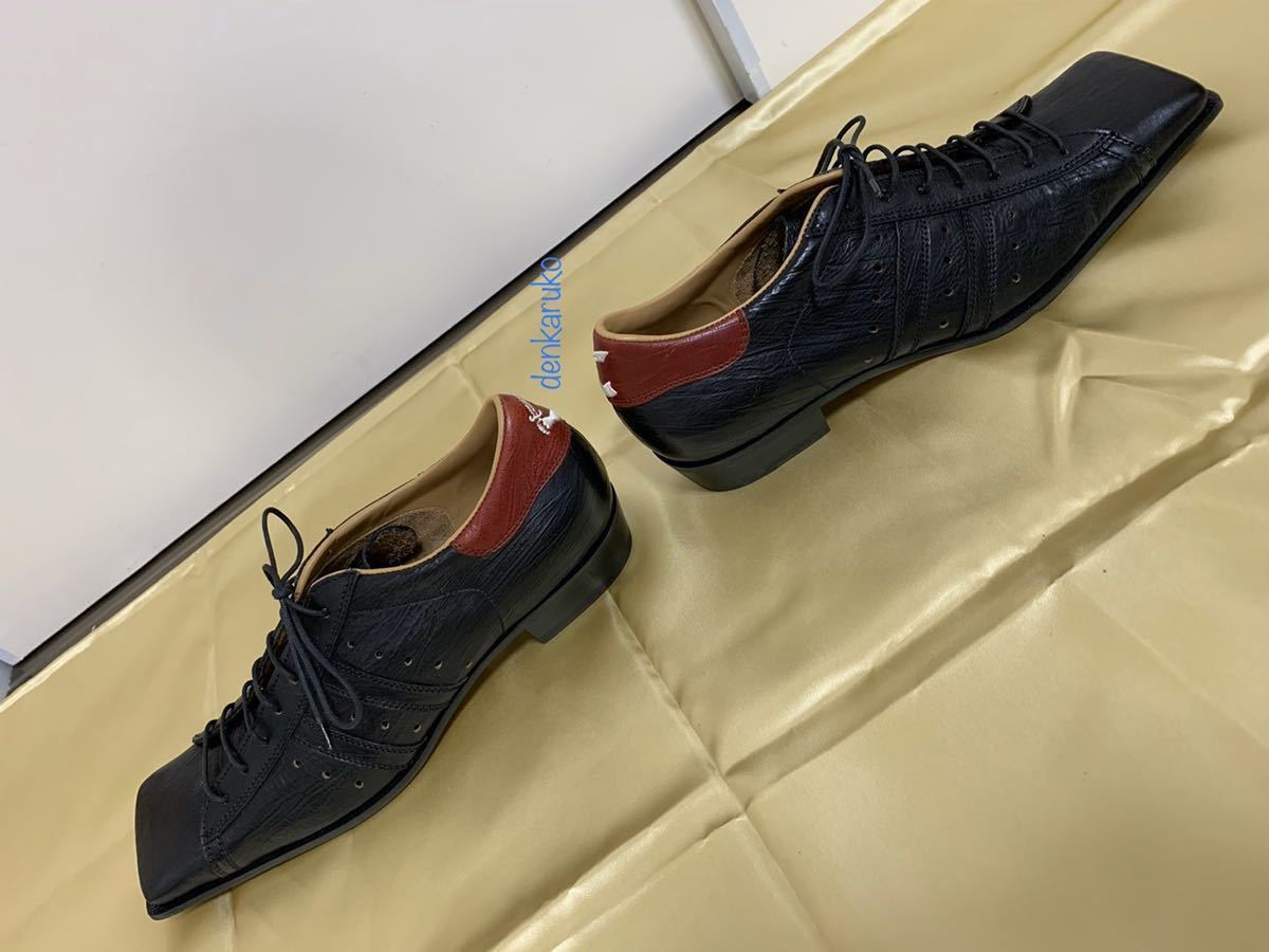 貴重!未使用☆ハンマーヘッド　シューズ☆HAMMERHEAD　SHOES☆黒☆ITALY　サイズ43☆ヴィヴィアンウエストウッド　マン☆_画像3