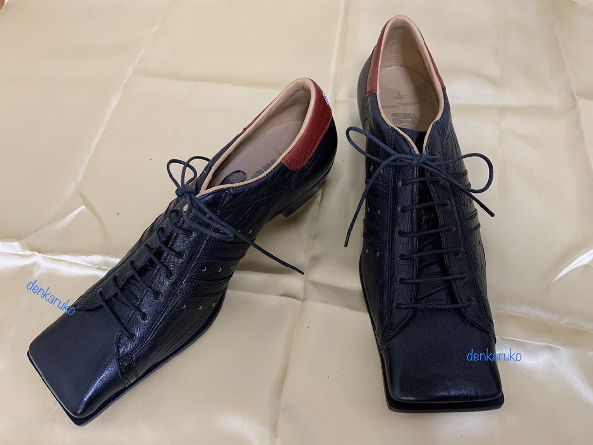 貴重!未使用☆ハンマーヘッド　シューズ☆HAMMERHEAD　SHOES☆黒☆ITALY　サイズ43☆ヴィヴィアンウエストウッド　マン☆_画像7