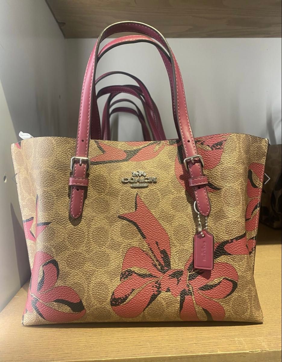 COACH】リボンプリント モリ― 25 2WAYトートバッグ|Yahoo COACH】リボンプリント モリ― 25 2WAYトートバッグ|Yahoo