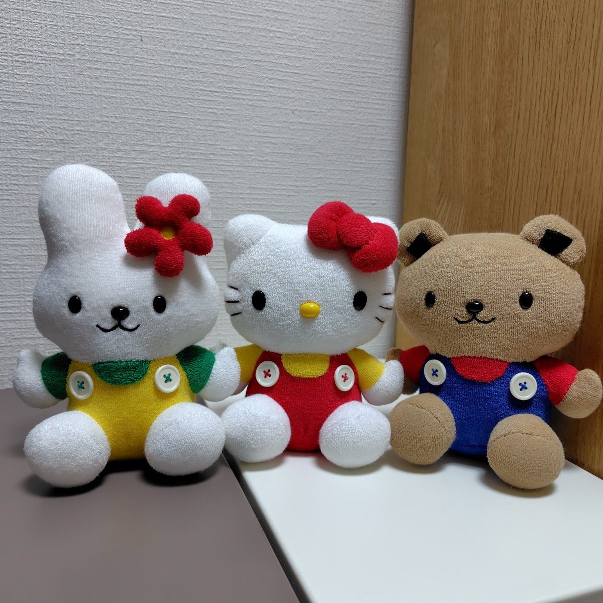 サンリオ ハローキティ お友達 ぬいぐるみ 3点セット くま サンリオ ハローキティ お友達 ぬいぐるみ 3点セット くま