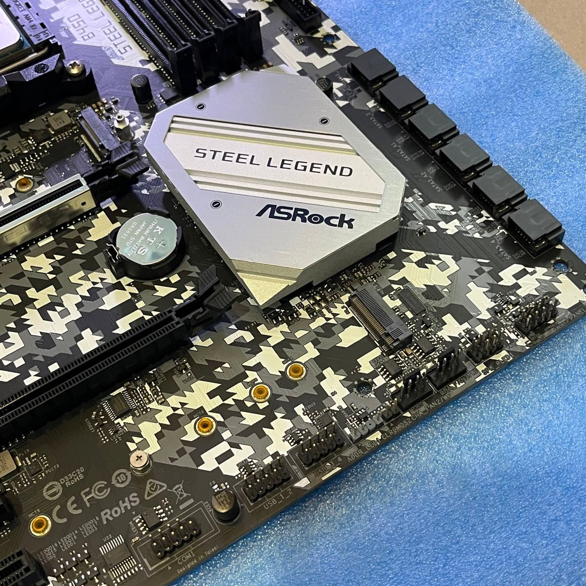 CPU取付済)ASRock B450 Steel Legend マザーボード + Ryzen 7 CPU取付済)ASRock B450 Steel Legend マザーボード + Ryzen 7