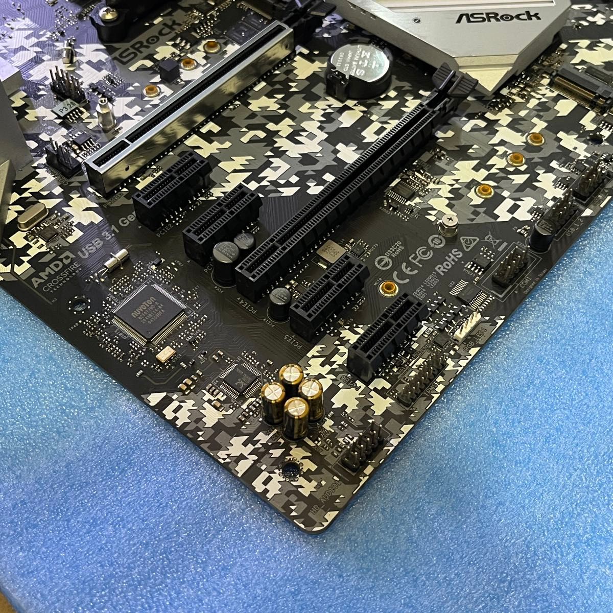 CPU取付済)ASRock B450 Steel Legend マザーボード + Ryzen 7 CPU取付済)ASRock B450 Steel Legend マザーボード + Ryzen 7