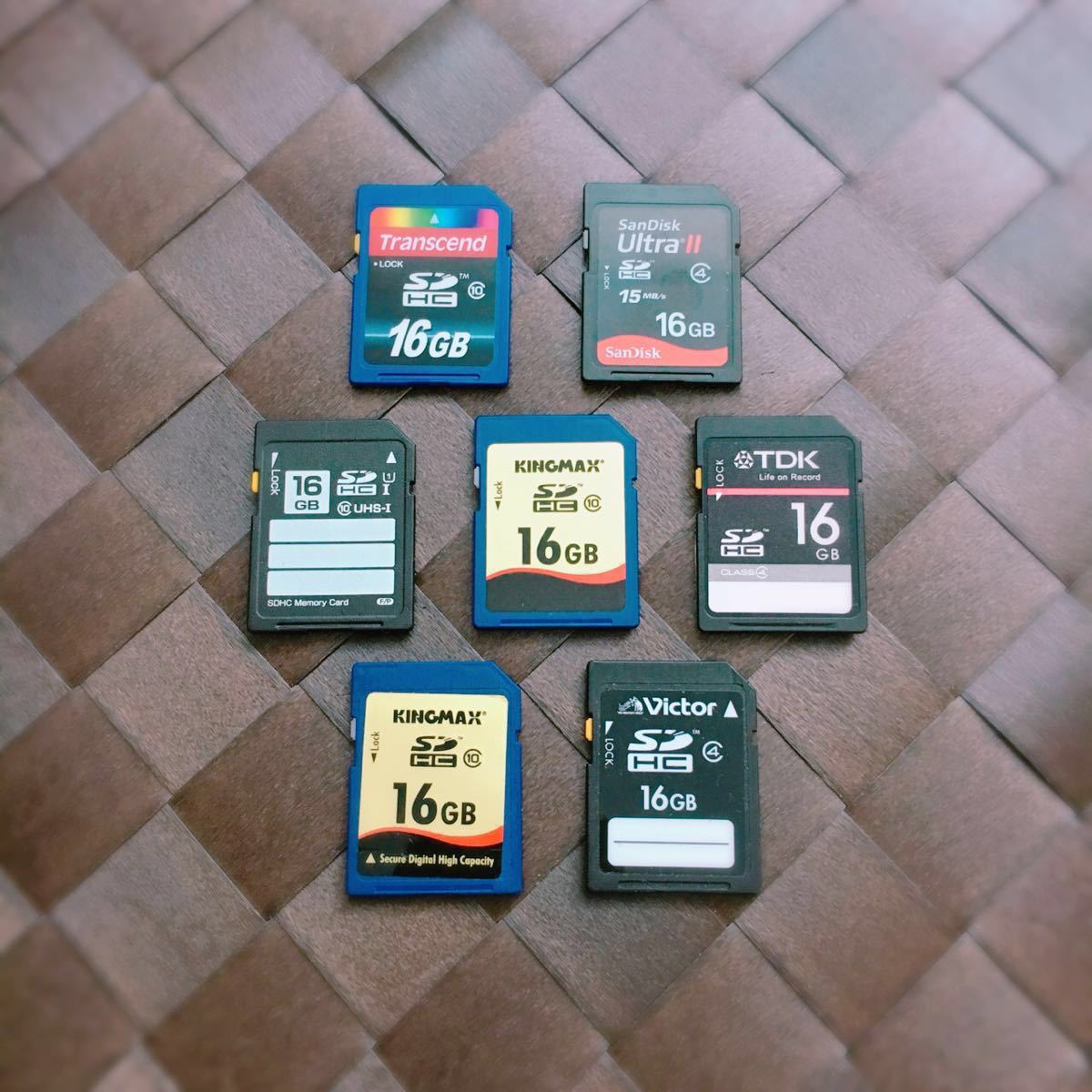 ★ SanDisk Transcend TDK KINGMAX Victor ★ 16GB ★ デジカメSDカード ★ メモリーカード 16G_画像1