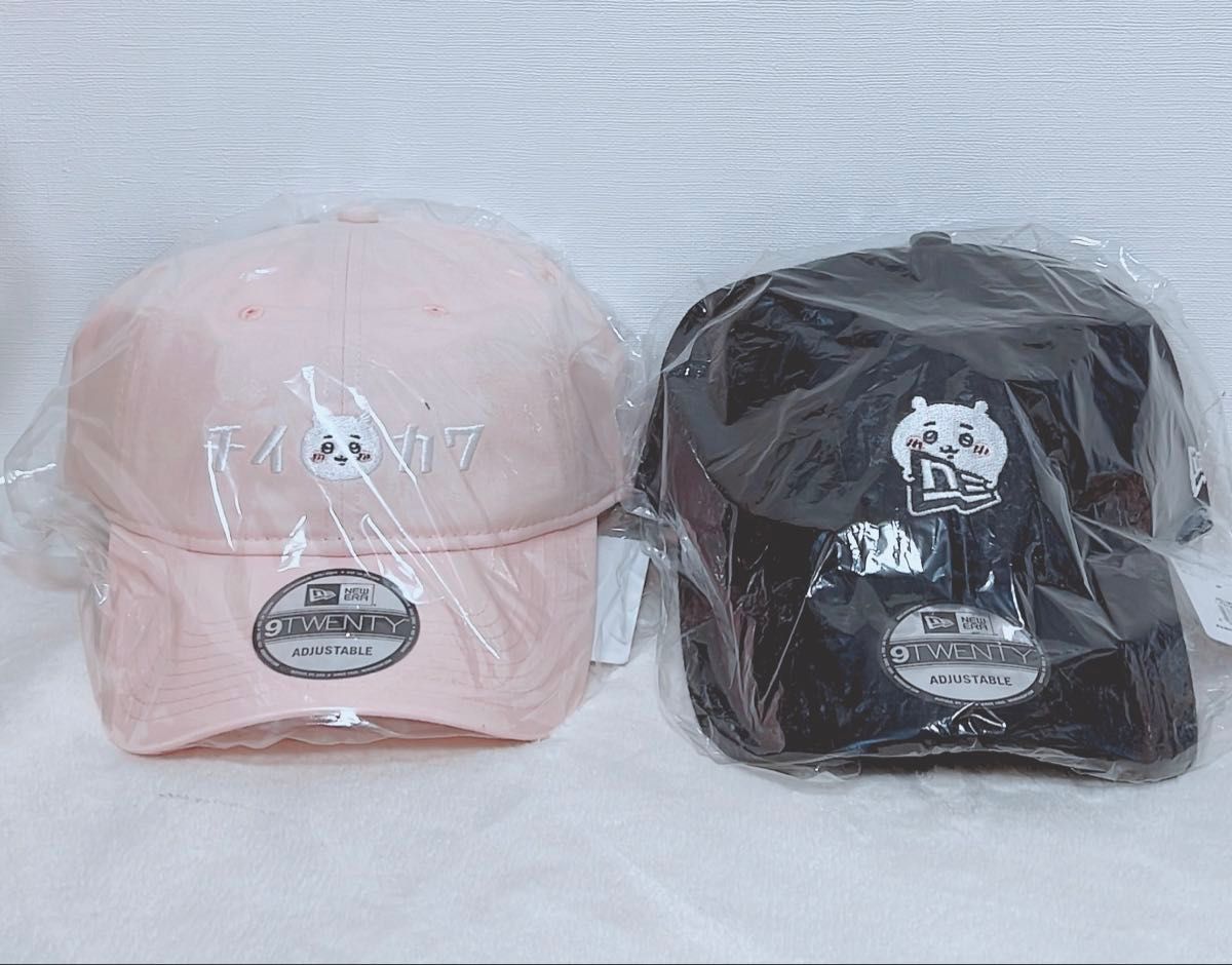 NEW ERA ちいかわ 9TWENTY ブラック ピンク ニューエラ カタカナ NEW ERA ちいかわ 9TWENTY ブラック ピンク ニューエラ カタカナ