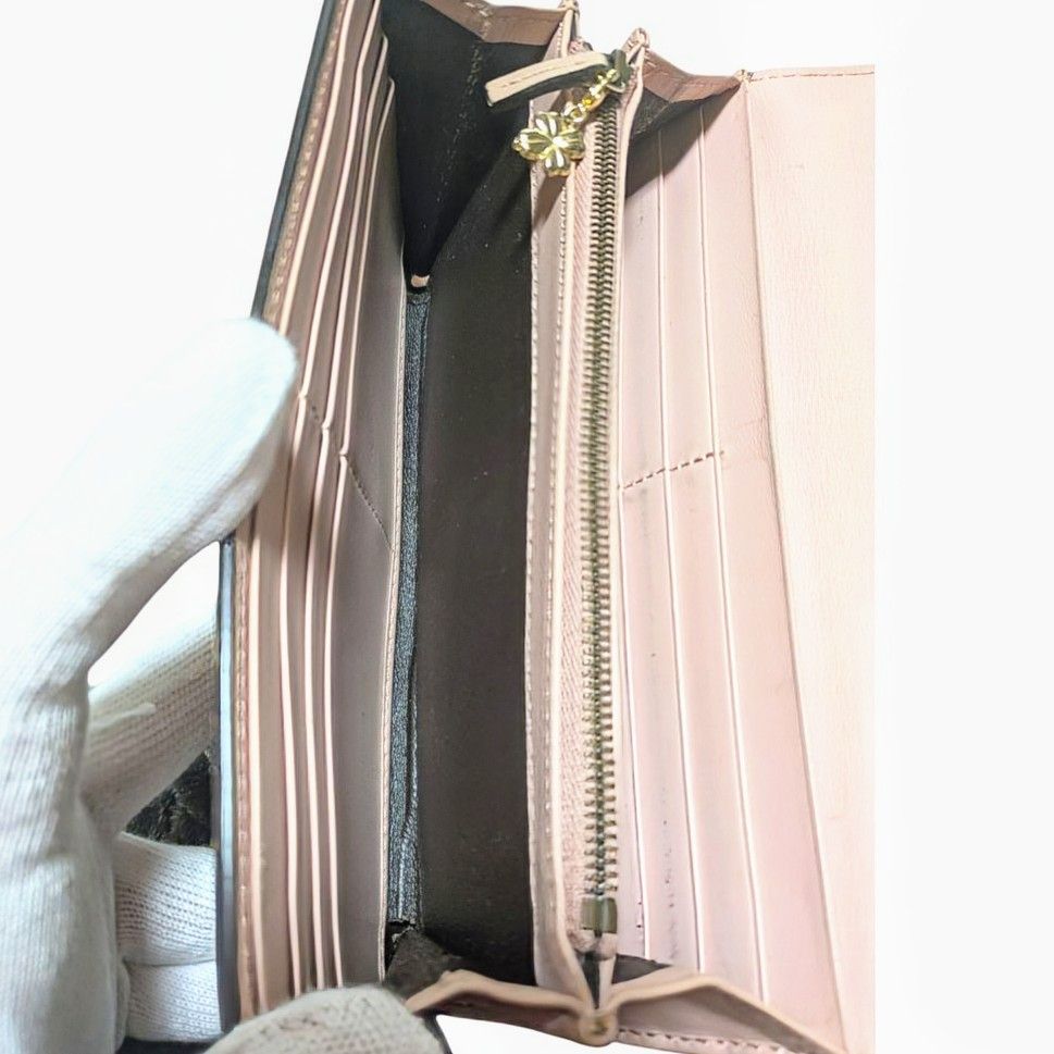 美品】GUCCI グッチ GGマーモント パール リアルパイソン 長財布 美品】GUCCI グッチ GGマーモント パール リアルパイソン 長財布