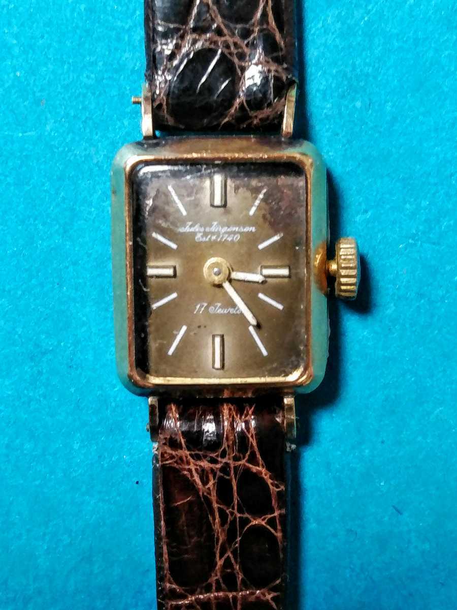  antique Jules Jurgensen You ru*ya-gensen18K wristwatch ( Denmark .. purveyor brand )