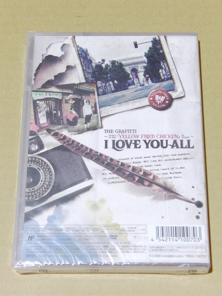 PayPayフリマ｜DVD THE GRAFFITI ATTACK OF THE YELLOW FRIED CHICKENz I LOVE YOU  ALL GACKT ガクト 新品 未開封 送料無料 送料込み