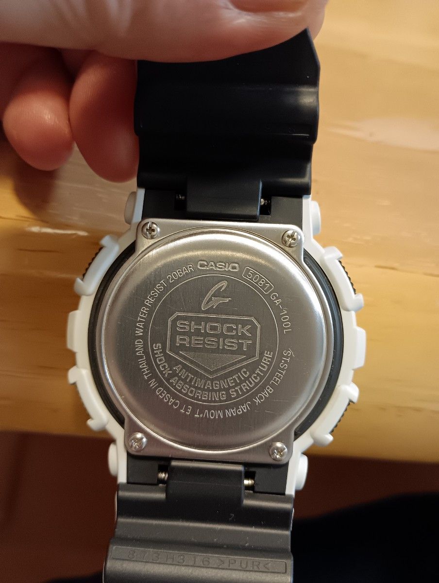 G-SHOCK 電池新品 GA-100L g-shock ホワイト|Yahoo!フリマ(旧 G-SHOCK 電池新品 GA-100L g-shock ホワイト|Yahoo!フリマ(旧