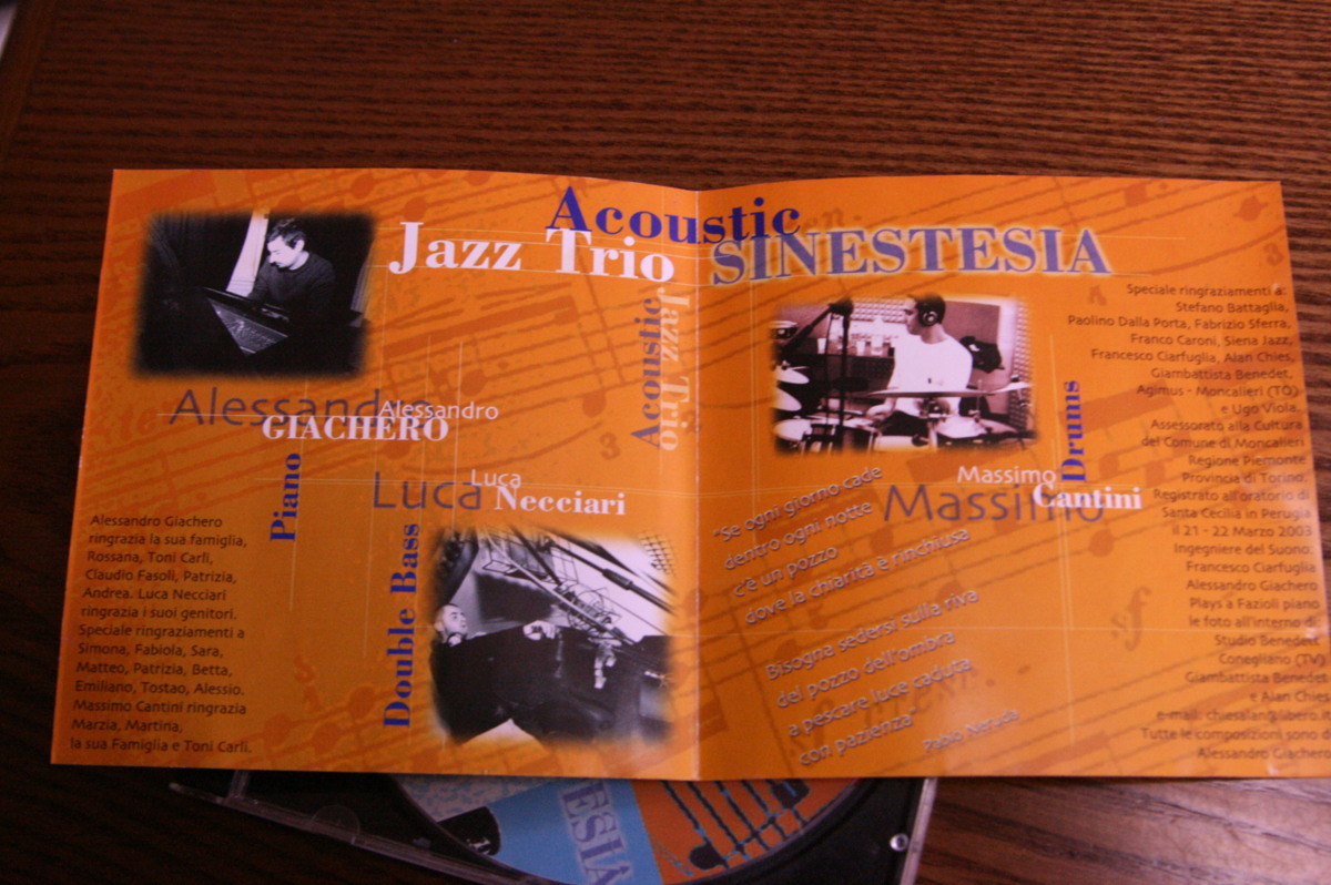 * акустический * Jazz * Trio |ACOUSTIC JAZZ TRIO * Sinestesia бесплатная доставка 