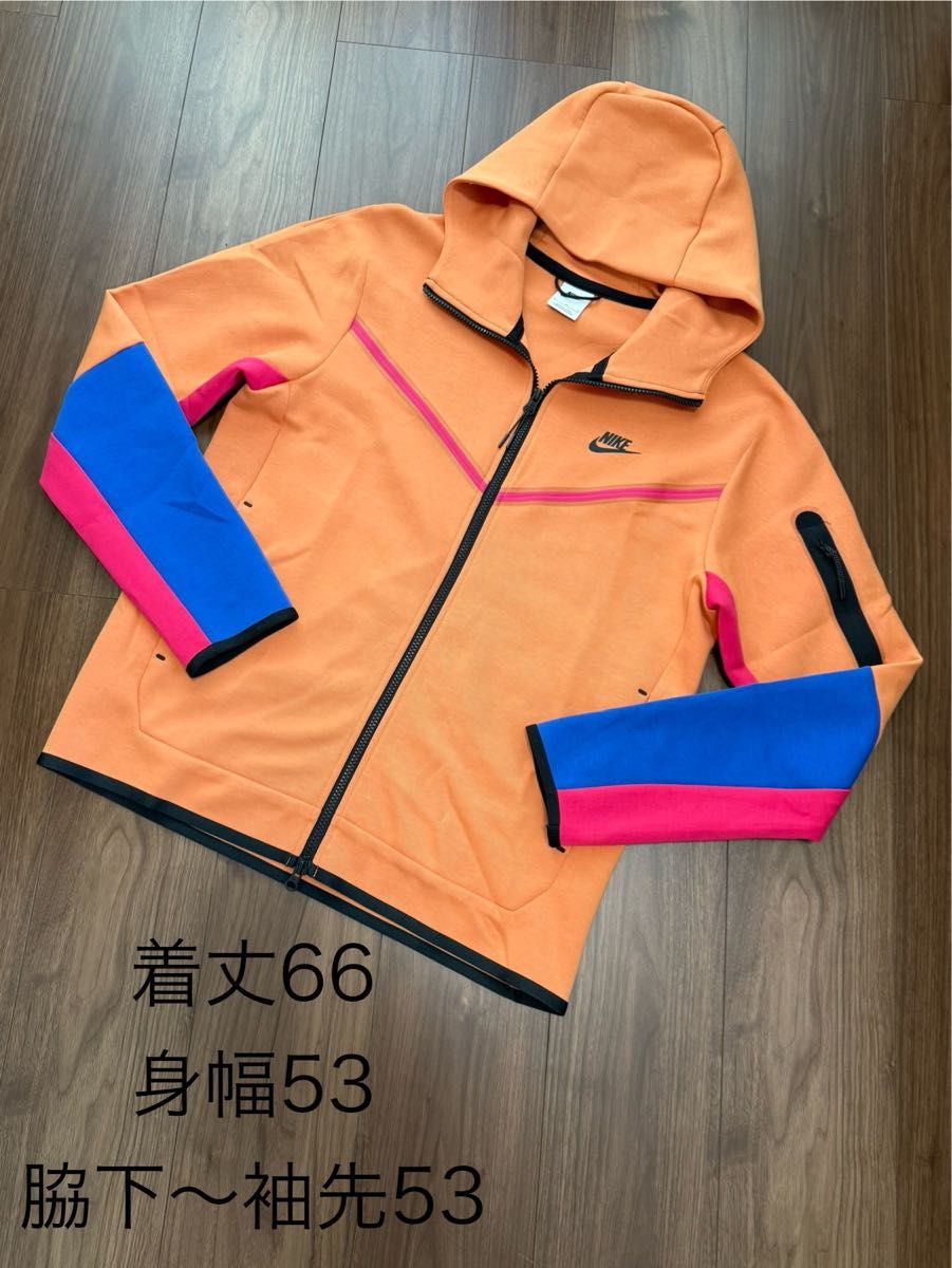 新品 オレンジ メンズ 上L 下S テックフリース セットアップ 新品 オレンジ メンズ 上L 下S テックフリース セットアップ