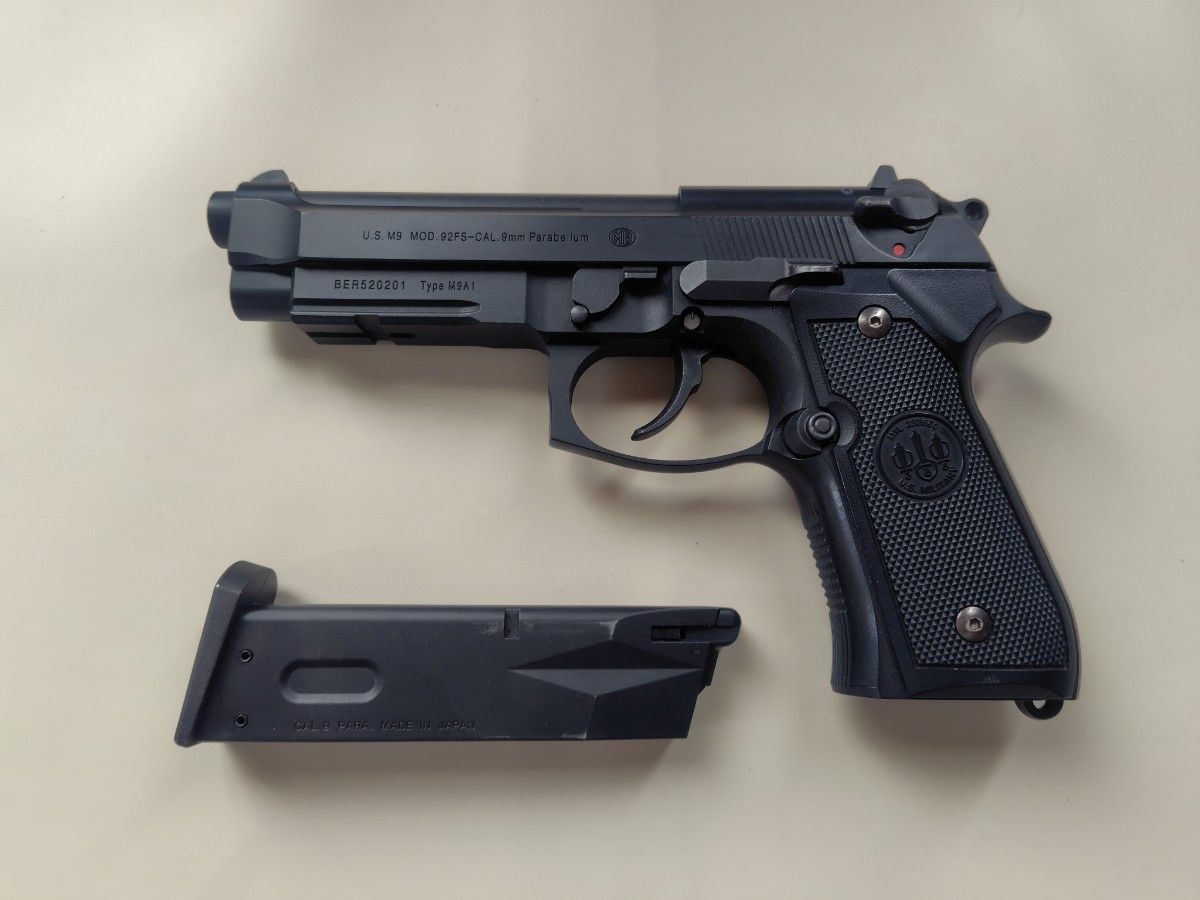 【くじら様売約用】M9A1ブラックtype ガスブロ 本体/マガジンのみ 18歳 くじら様売約用】M9A1ブラックtype ガスブロ 本体/マガジンのみ 18歳