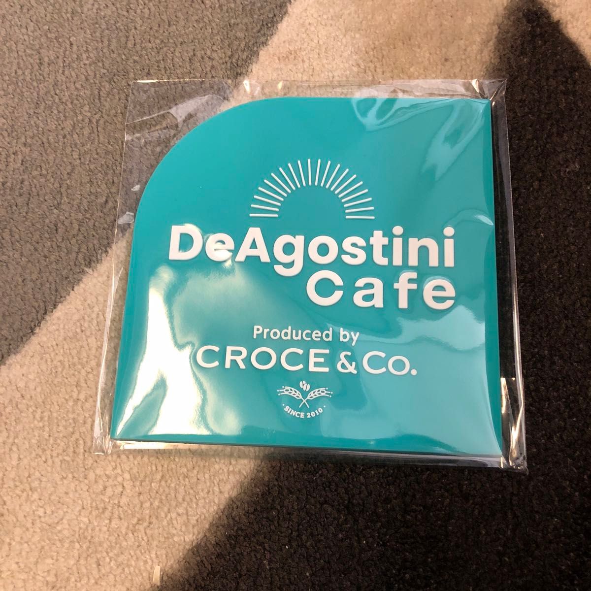 デアゴスティーニ カフェ CROCE&Co. オリジナル ラバーコースター 限定 デアゴスティーニ カフェ CROCE&Co オリジナル ラバーコースター
