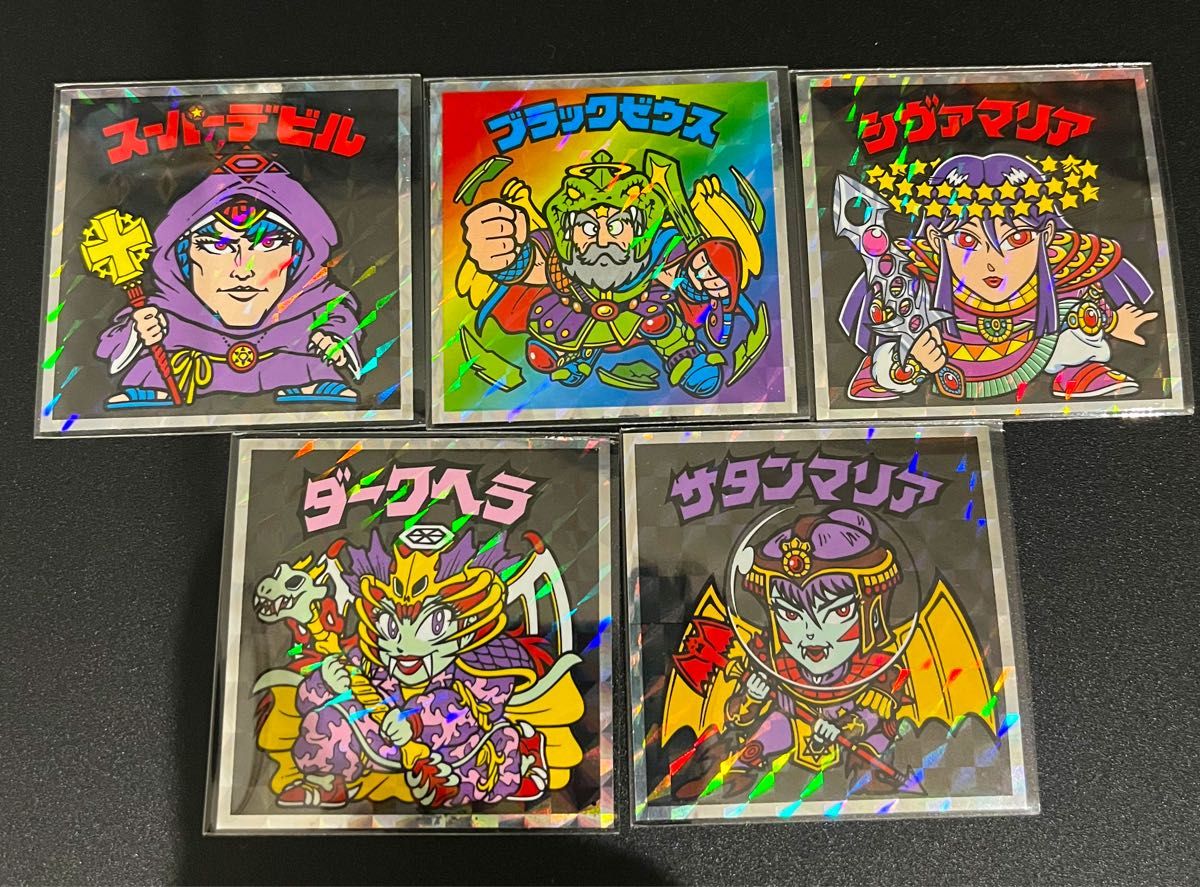 ヘッドだらけのビックリマン40th No10ブラックゼウス 5枚セット ヘッドだらけのビックリマン40th No10ブラックゼウス 5枚セット