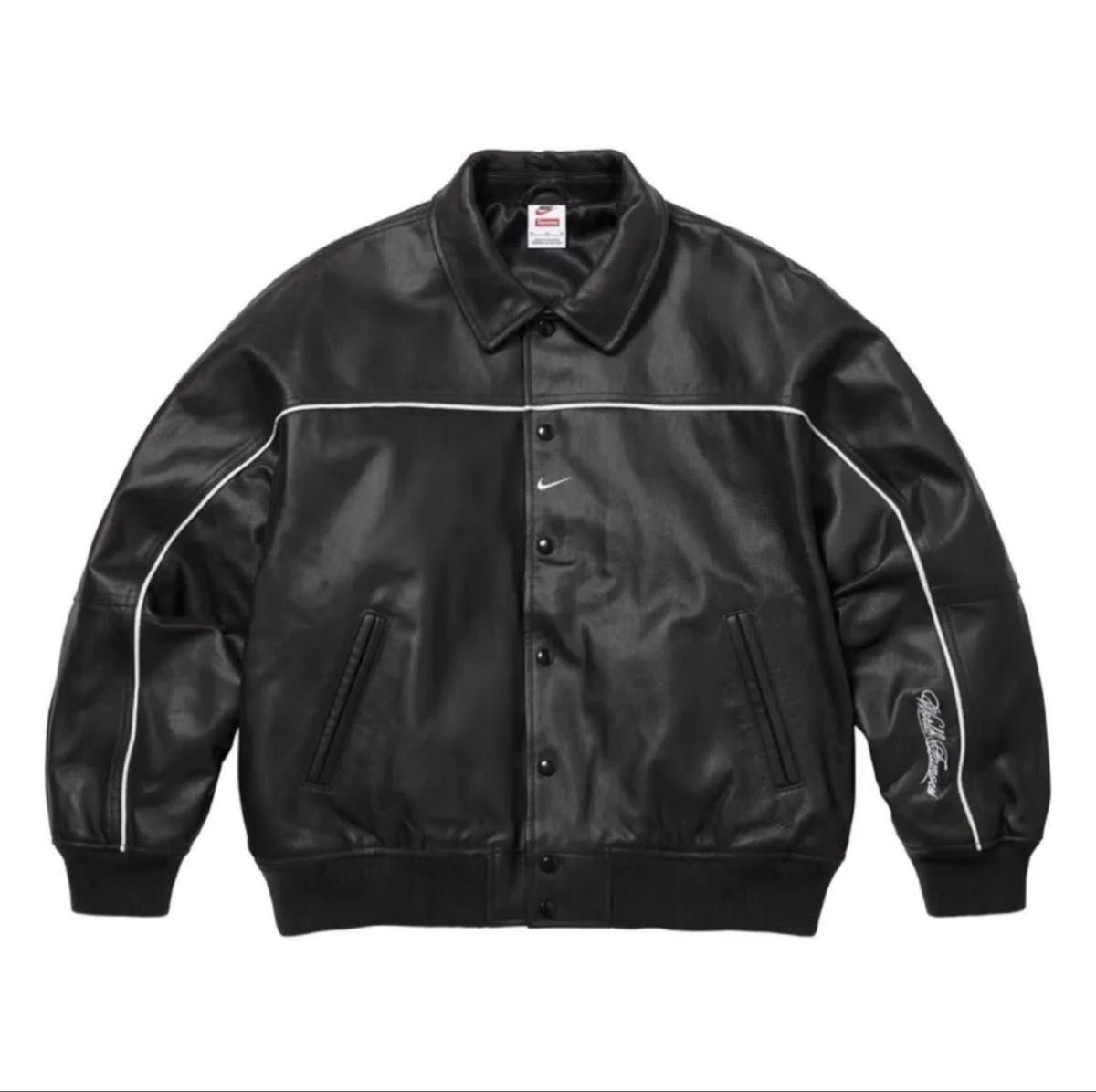 国内Supremeオンライン購入品 Supreme x Nike Leather Varsity 国内Supremeオンライン購入品 Supreme x Nike Leather Varsity
