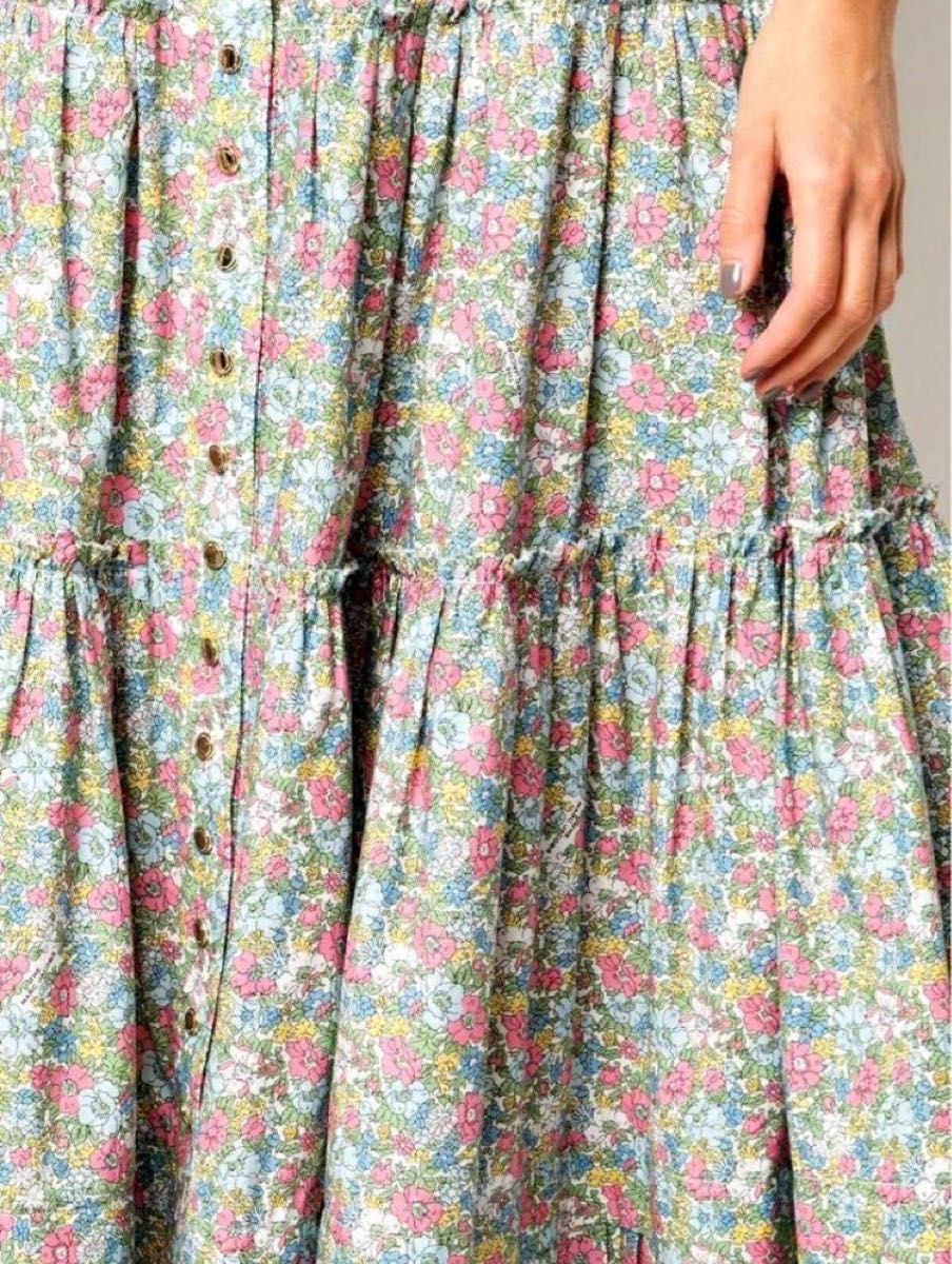 マークジェイコブス リバティ 花柄スカート LIBERTY ティアード マークジェイコブス リバティ 花柄スカート LIBERTY ティアード