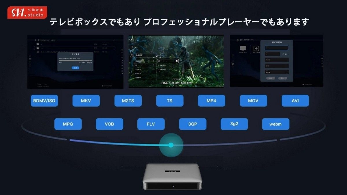 SviCloud 10P 新品 小雲 TVBOX テレビボックス最新世代のセット SviCloud 10P 新品 小雲 TVBOX テレビボックス最新世代のセット