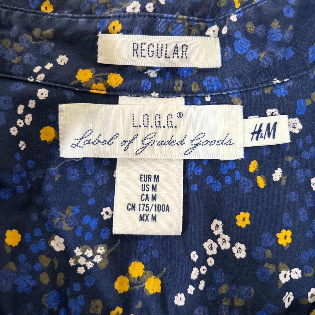H&M ネイビー系花柄長袖シャツ|Yahoo!フリマ(旧PayPayフリマ) H&M ネイビー系花柄長袖シャツ|Yahoo!フリマ(旧PayPayフリマ)
