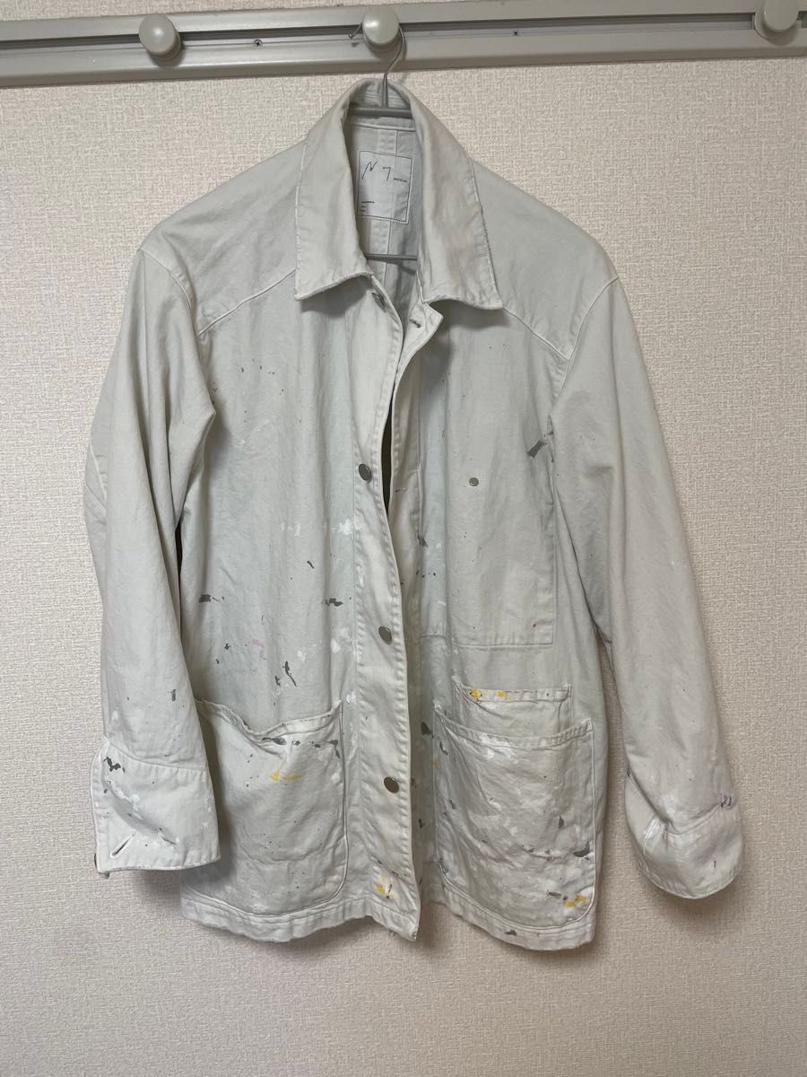 ANCELLM DENIM COVERALL(WHITE) 25SS サイズ1 デニム ANCELLM DENIM COVERALL(WHITE) 25SS サイズ1 デニム