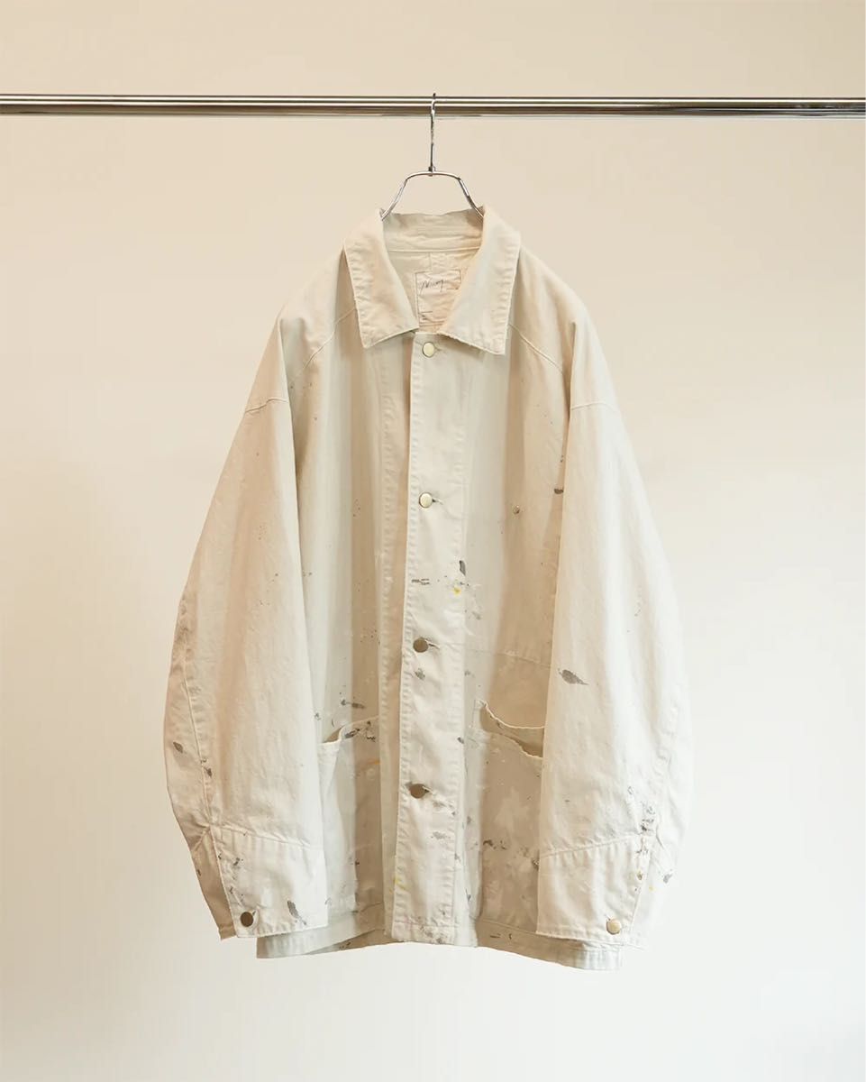ANCELLM DENIM COVERALL(WHITE) 25SS サイズ1 デニム ANCELLM DENIM COVERALL(WHITE) 25SS サイズ1 デニム