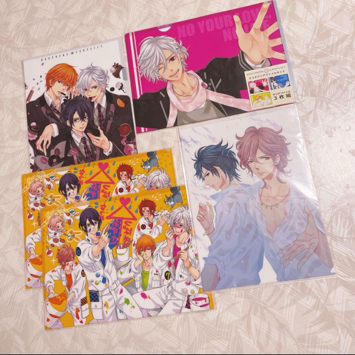 新品未使用 BROTHERS CONFLICT ブラコン クリアファイル 原作絵 新品未使用 BROTHERS CONFLICT ブラコン クリアファイル 原作絵