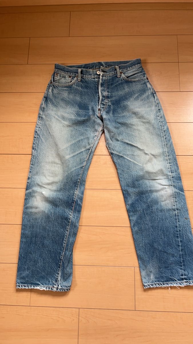 EVISU 希少 最初期 デニム カモメマーク アーキュエイトステッチ EVISU 希少 最初期 デニム カモメマーク アーキュエイトステッチ