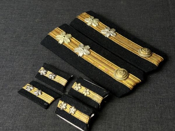 当時物 帝国海軍 肩章 中尉6点セット◇旧日本軍/海軍/階級章 当時物 帝国海軍 肩章 中尉6点セット◇旧日本軍/海軍/階級章