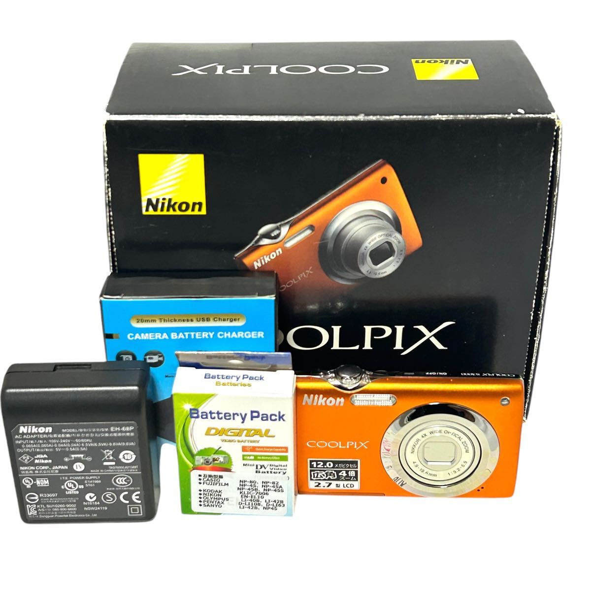 美品 箱・付属品付き】Nikon ニコン COOLPIX S3000 コンパクト 美品 箱・付属品付き】Nikon ニコン COOLPIX S3000 コンパクト