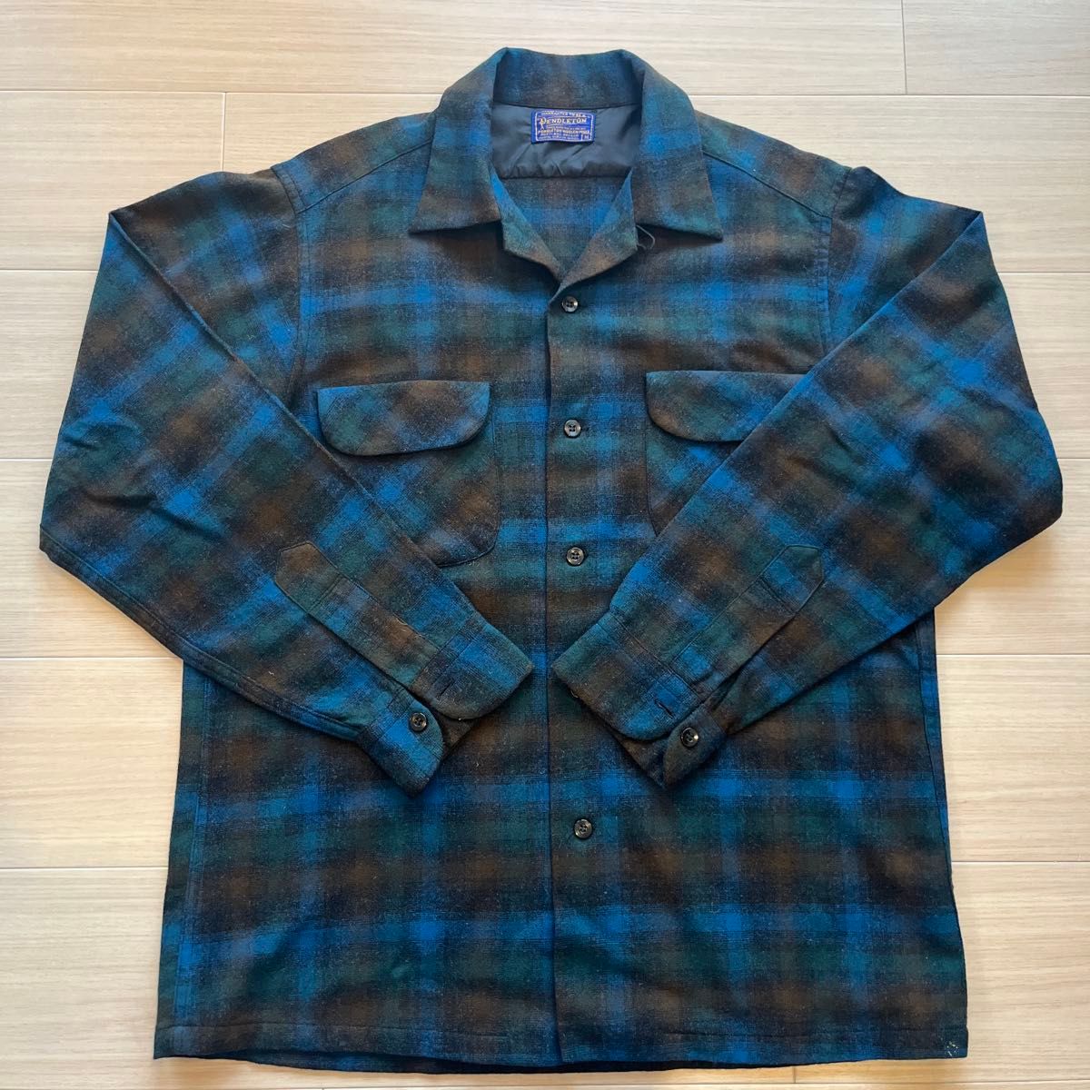 超美品 極上カラー 50-60s Pendleton オンブレボードシャツ ペン 超美品 極上カラー 50-60s Pendleton オンブレボードシャツ ペン