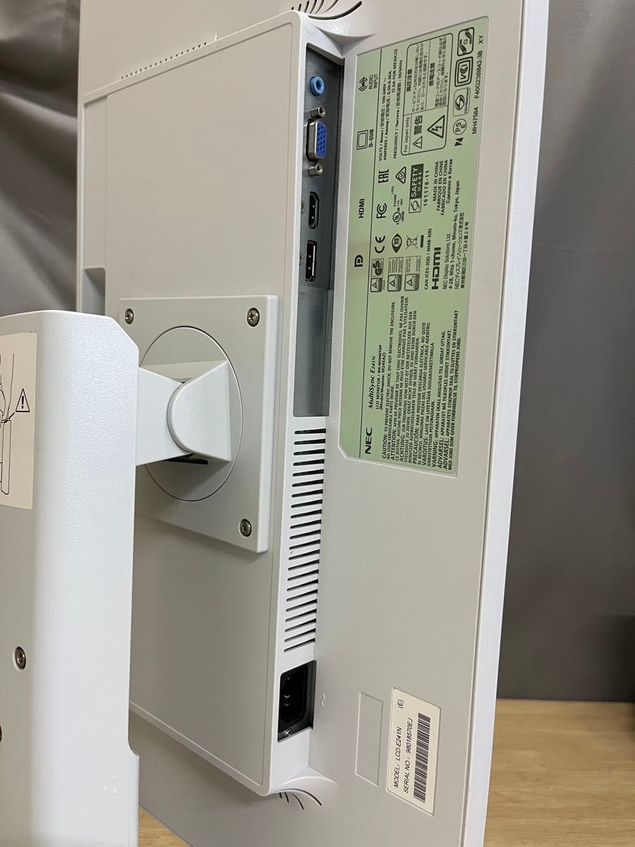 NEC E241N-C 23 8インチモニター 内蔵スピーカー有り PS4対応 NEC E241N-C 23 8インチモニター 内蔵スピーカー有り PS4対応