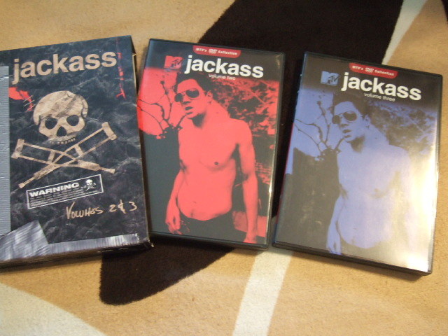 DVD 2枚組 送料込み　jackass ジャッカス Vol.2 & 3 スパイク・ジョーンズ　ジョニー・ノックスヴィル バム・マージェラ  スティーヴォー