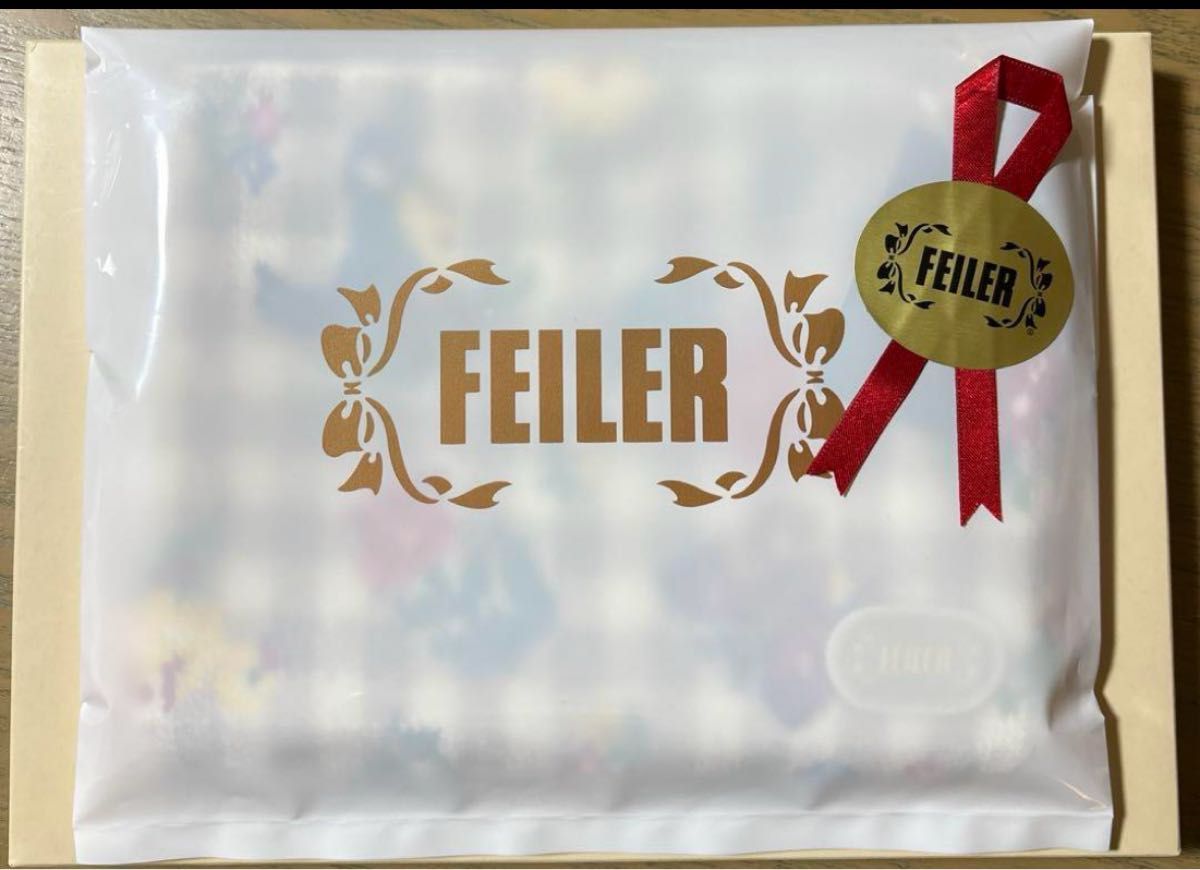 フェイラーFEILER フラットポーチ大 ハイジチェック ベージュ フェイラーFEILER フラットポーチ大 ハイジチェック ベージュ