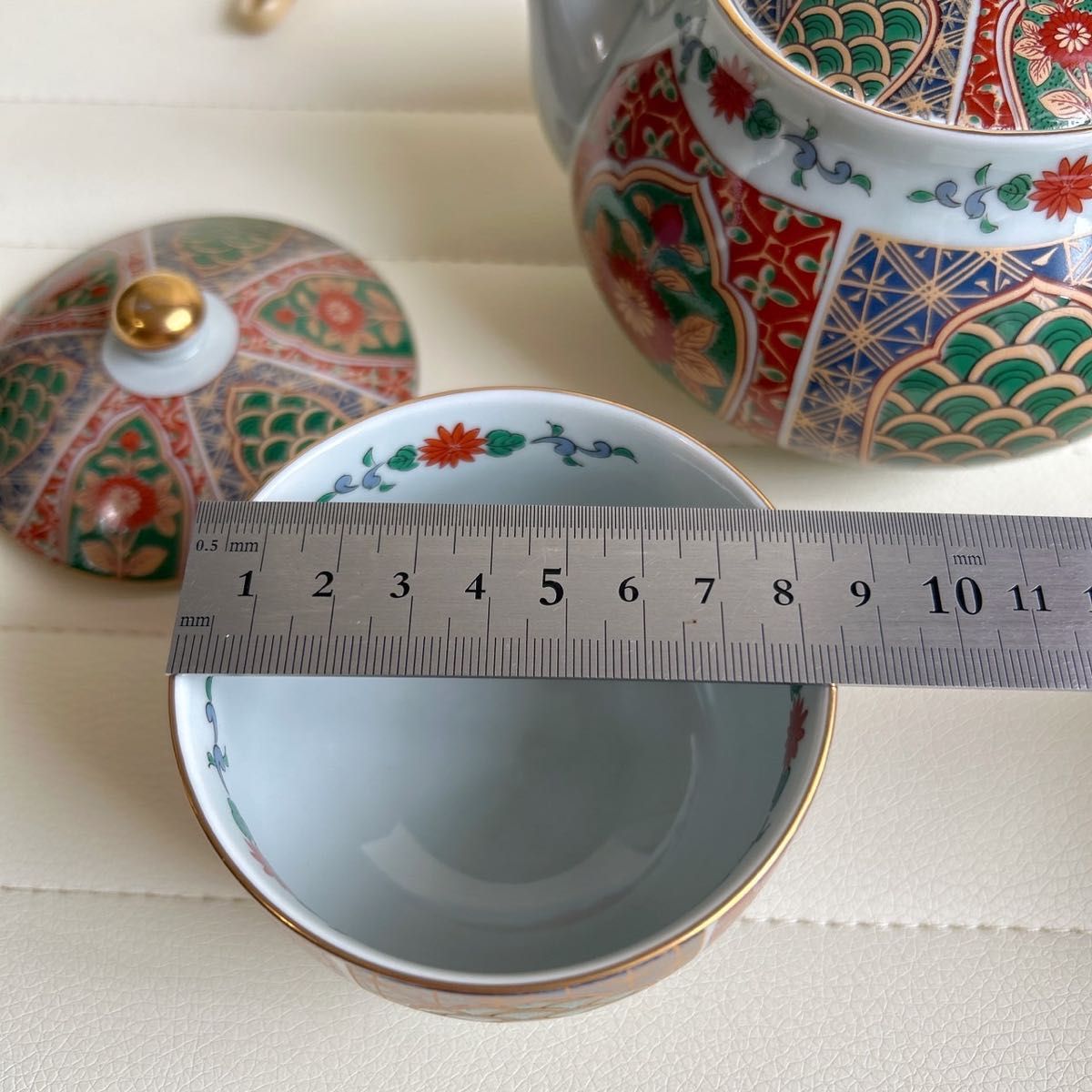 有田焼 金彩古伊万里 茶器セット 蓋付き湯呑み揃 急須 色絵 汲出 有田焼 金彩古伊万里 茶器セット 蓋付き湯呑み揃 急須 色絵 汲出