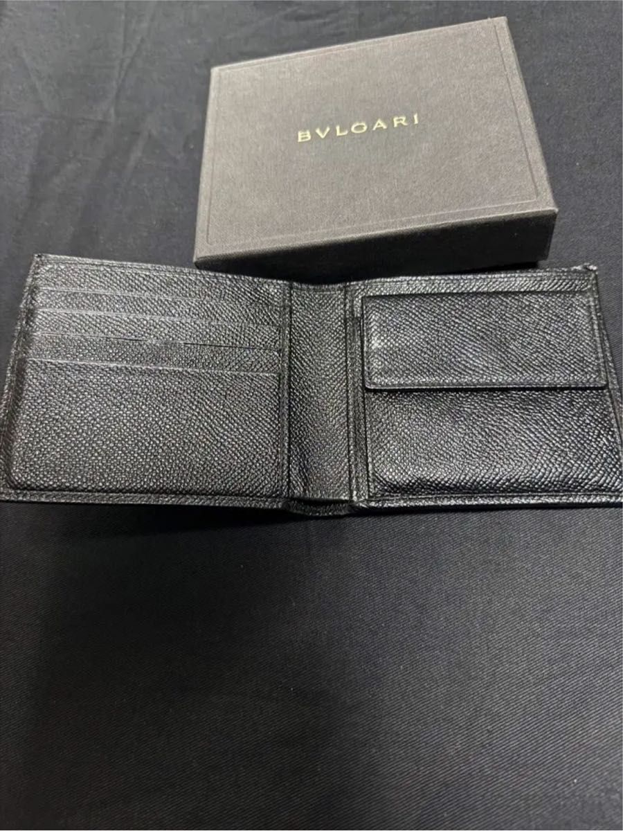 美品 BVLGARI ブルガリ 二つ折り財布 レザー ブラック|Yahoo 美品 BVLGARI ブルガリ 二つ折り財布 レザー ブラック|Yahoo