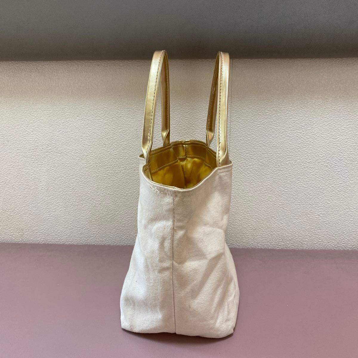 ANTEPRIMA アンテプリマ ミニトートバッグ ベージュ ゴールド ANTEPRIMA アンテプリマ ミニトートバッグ ベージュ ゴールド