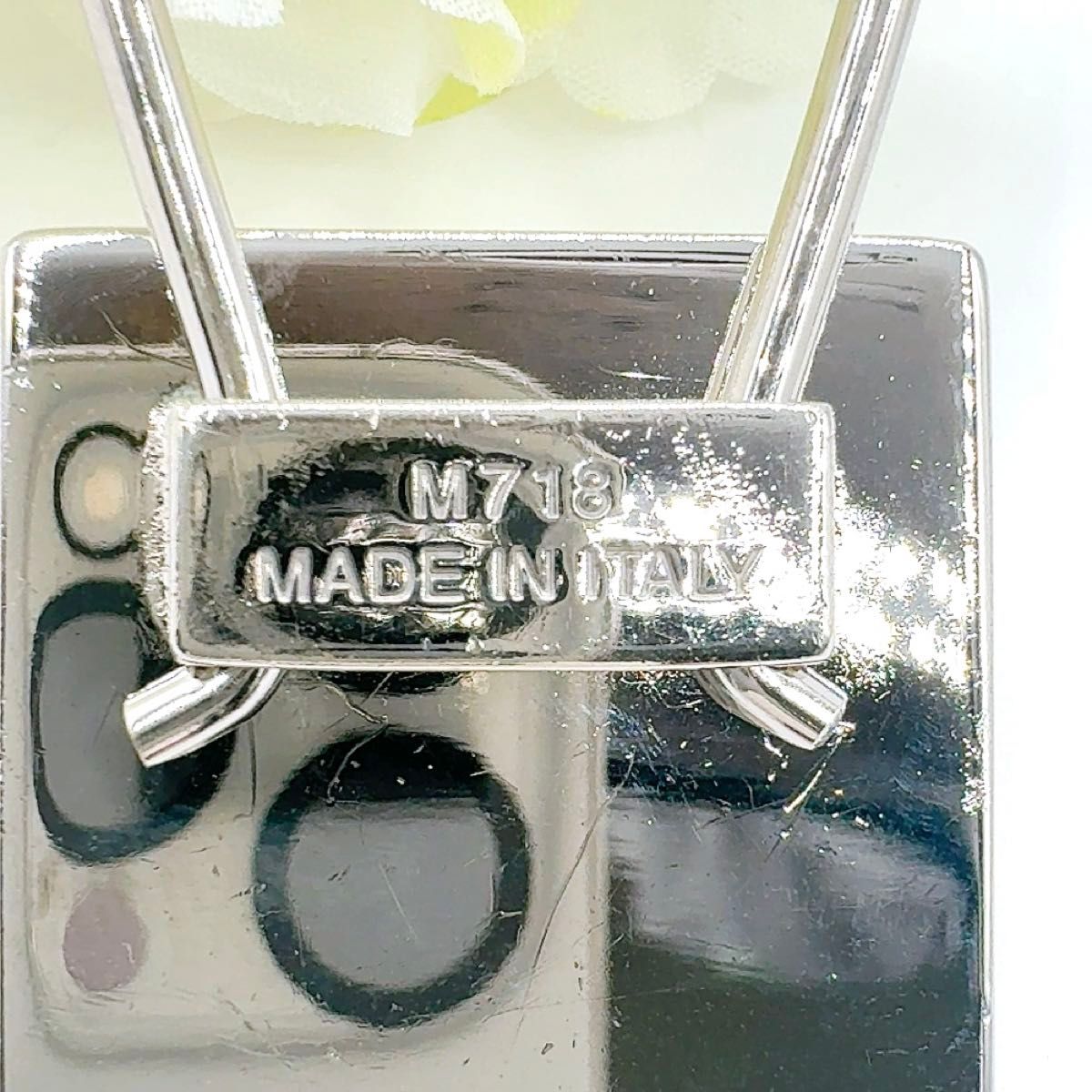 PRADA プラダ キーホルダー チャーム キーリング シルバー