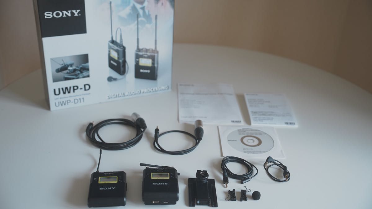 ほぼ未使用) ソニー ワイヤレスマイクロホンパッケージUWP-D11 ほぼ未使用) ソニー ワイヤレスマイクロホンパッケージUWP-D11