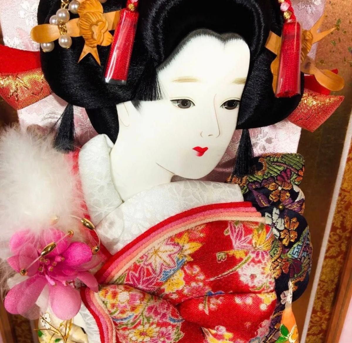 羽子板飾り 梨奈 着物 ガラスケース 置物 節句 ゆうパック便 羽子板飾り 梨奈 着物 ガラスケース 置物 節句 ゆうパック便