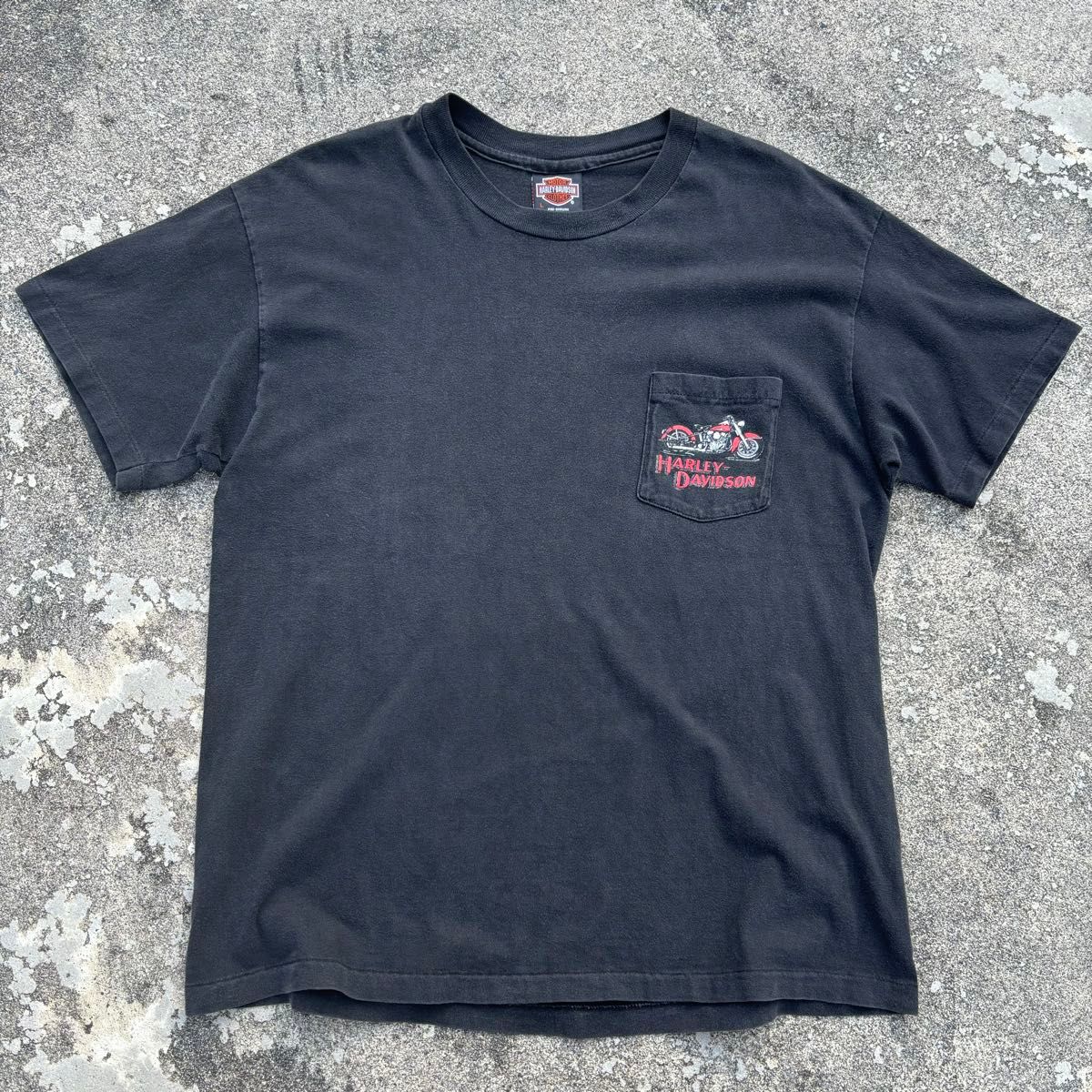 90s USA製 Harley Davidson 胸ポケットTシャツ サンダー|Yahoo 90s USA製 Harley Davidson 胸ポケットTシャツ サンダー|Yahoo