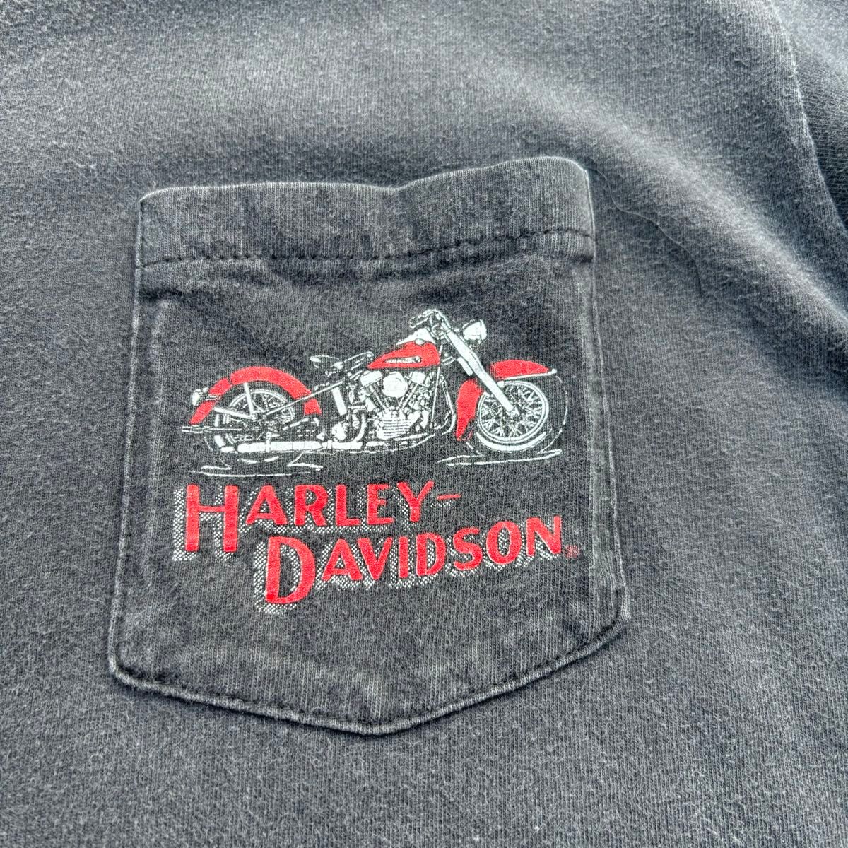 90s USA製 Harley Davidson 胸ポケットTシャツ サンダー|Yahoo 90s USA製 Harley Davidson 胸ポケットTシャツ サンダー|Yahoo
