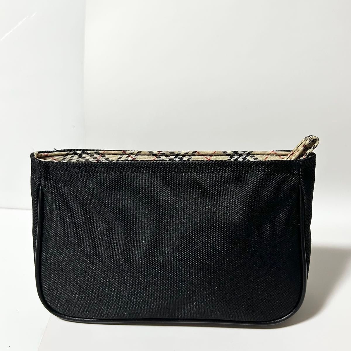 美品 BURBERRY バーバリー ナイロン キャンバス チェック柄 美品 BURBERRY バーバリー ナイロン キャンバス チェック柄