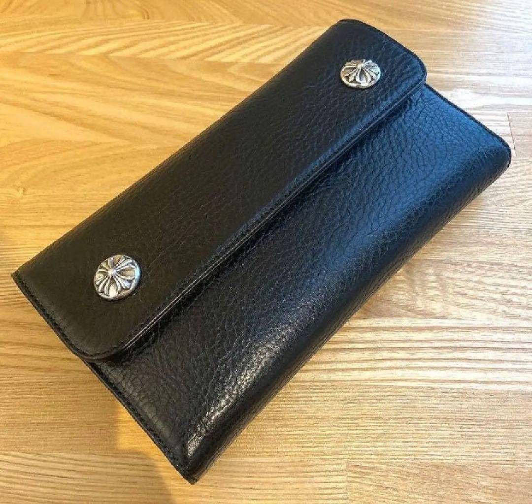 正規超美品 クロムハーツ ウェーブクロス ウォレット 財布 正規超美品 クロムハーツ ウェーブクロス ウォレット 財布