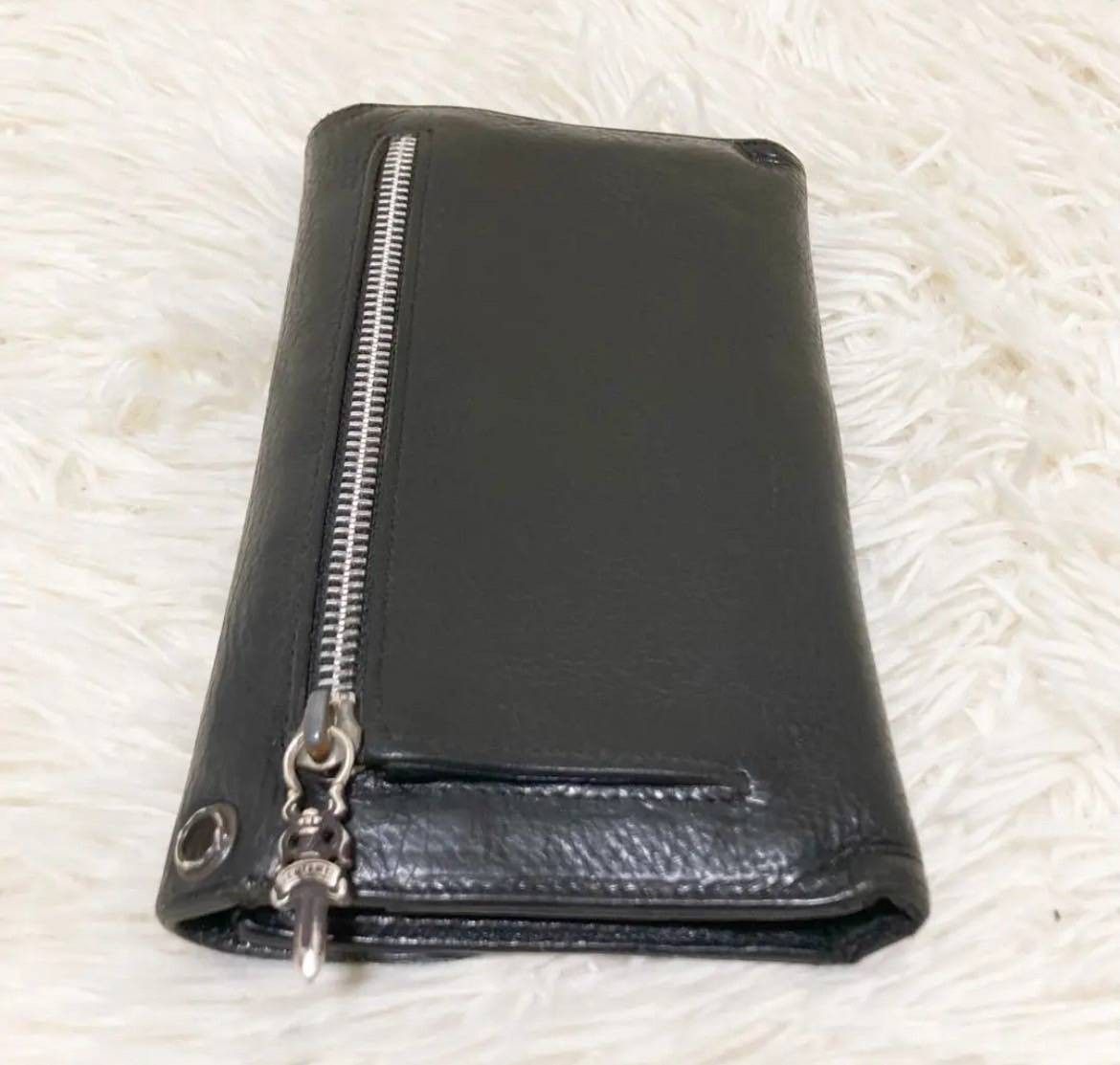 正規超美品 クロムハーツ ウェーブクロス ウォレット 財布 正規超美品 クロムハーツ ウェーブクロス ウォレット 財布