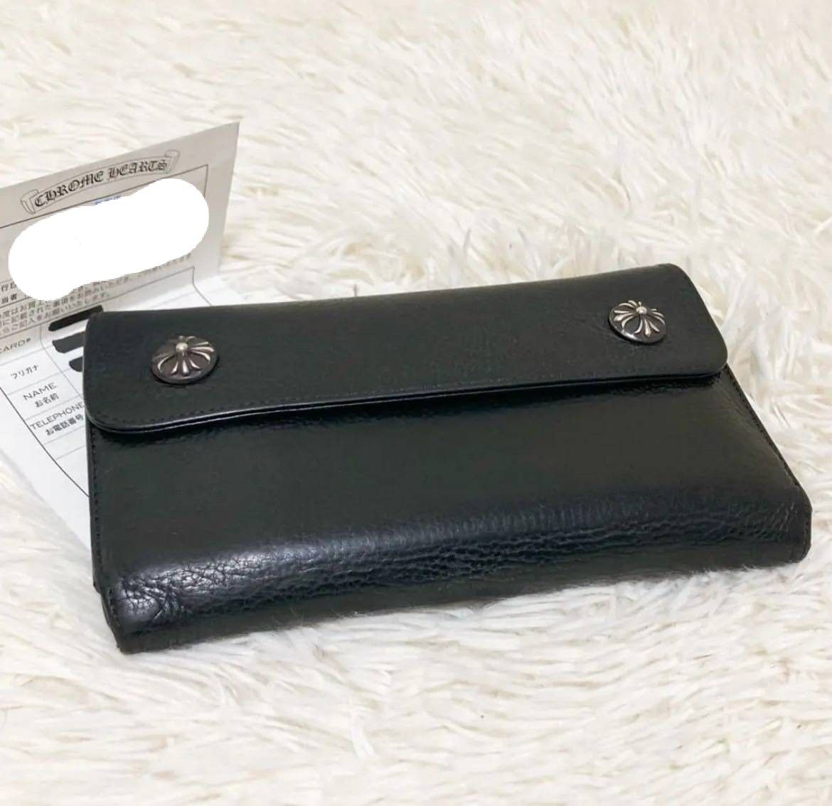 正規超美品 クロムハーツ ウェーブクロス ウォレット 財布 正規超美品 クロムハーツ ウェーブクロス ウォレット 財布