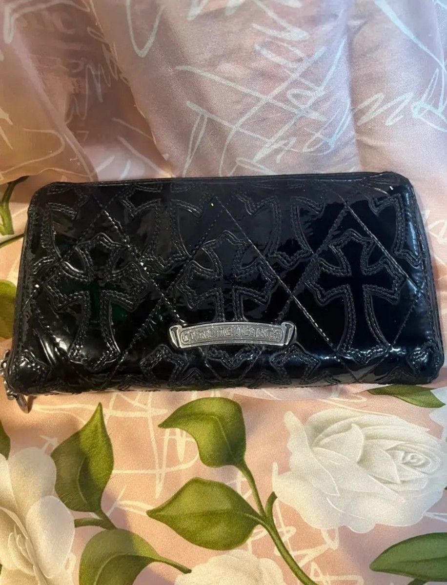 正規超美品 クロムハーツ キルテッドクロス ウォレット 財布 正規超美品 クロムハーツ キルテッドクロス ウォレット 財布